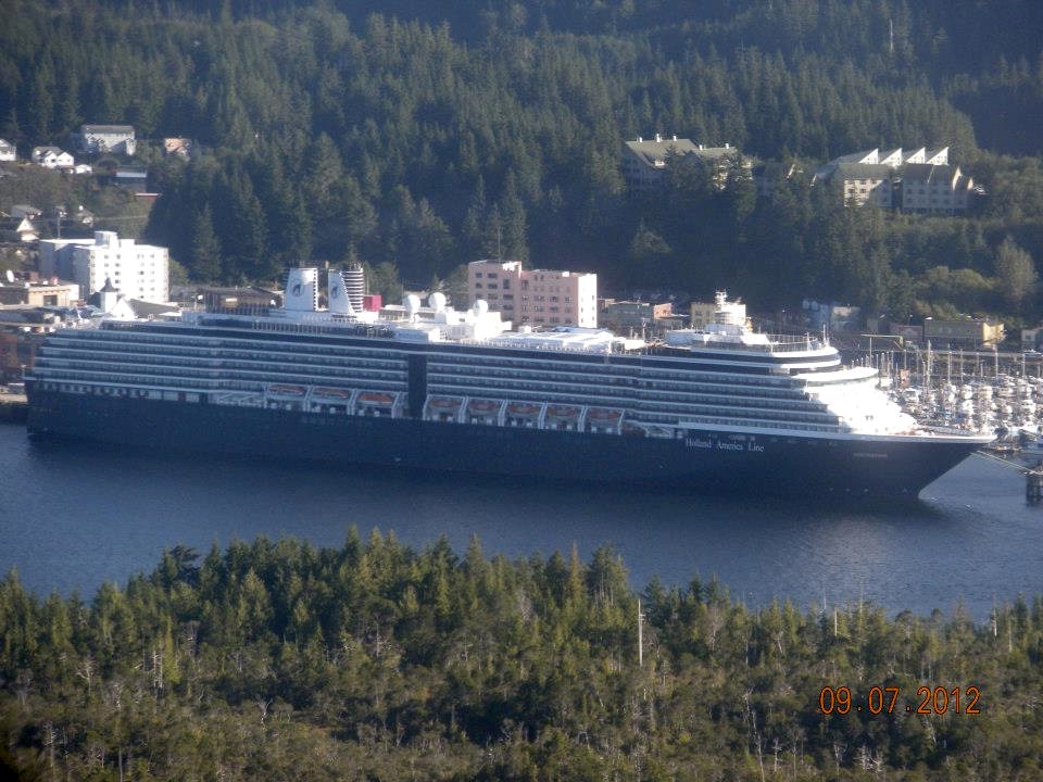 Cruise Ship in Ketchikan Alaska