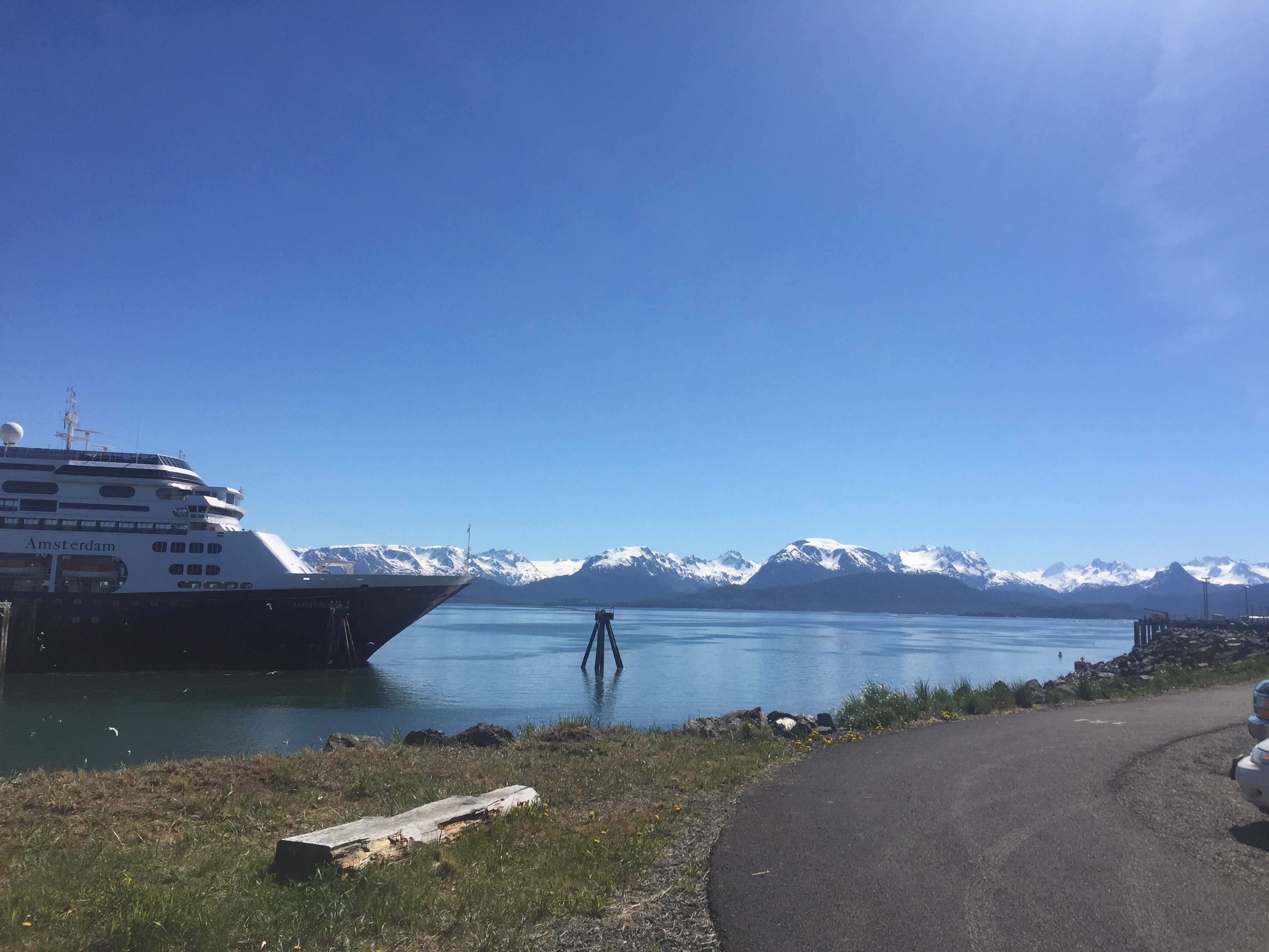 Ship on an Alaskan Cruise