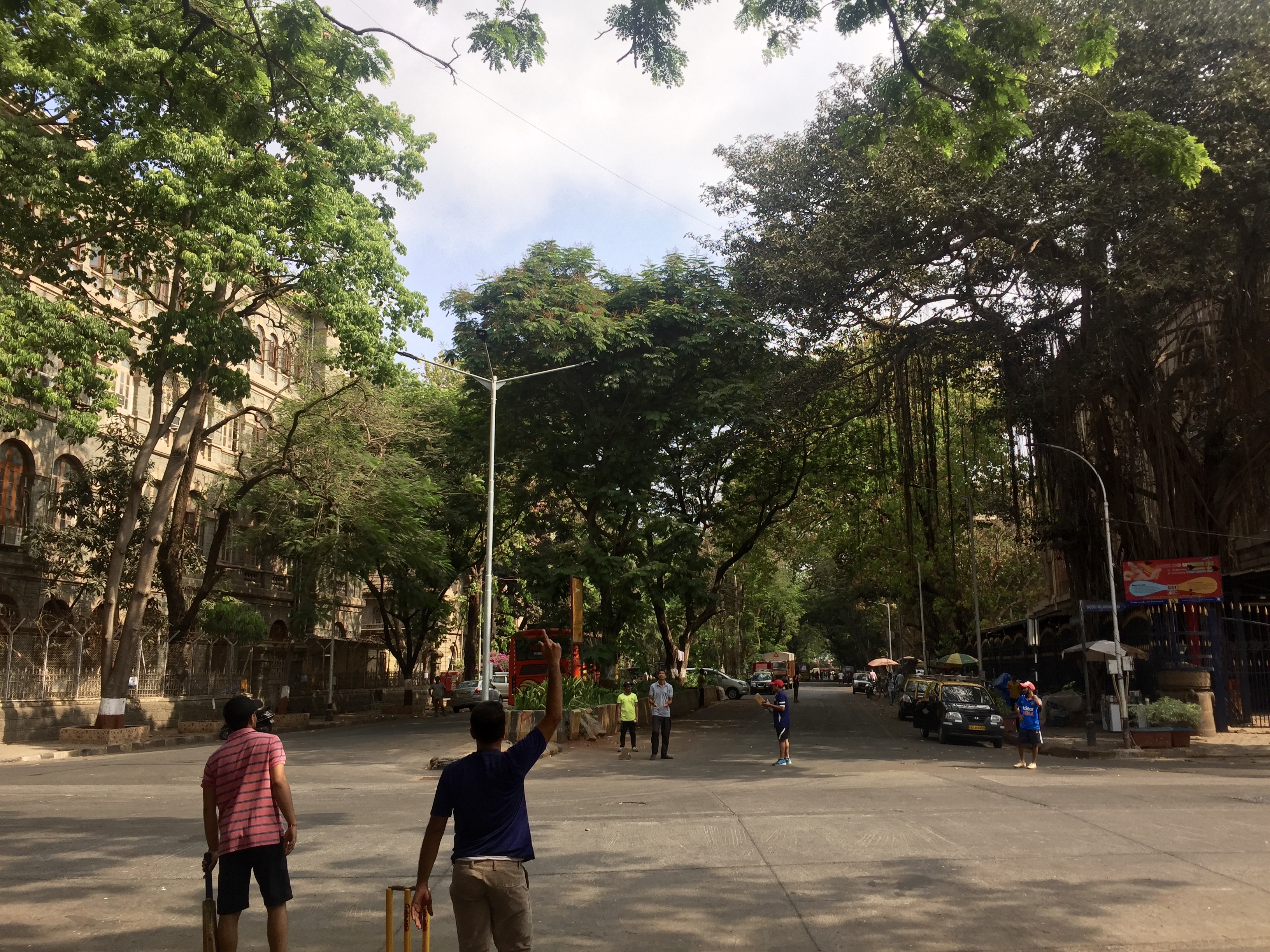 Cricket in the Streets in Mumbai