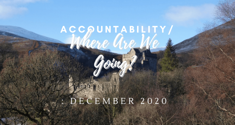 Accountability/Where Are We Going?: December 2020