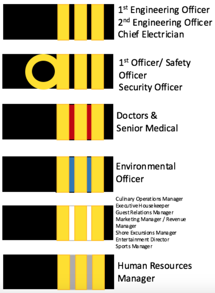 cruise ship doctor rank