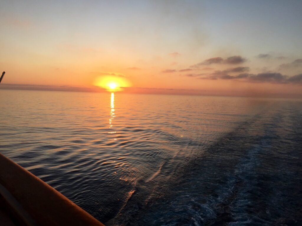 Sunset At Sea