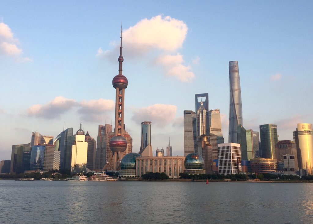 One of the perks of working on a cruise ship is the travel - Shanghai
