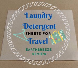 Laundry Detergent Sheets for Travel