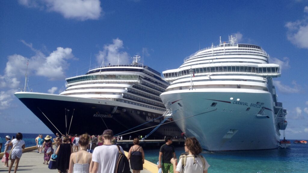 ships docked