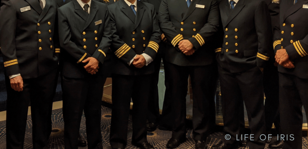 Officers on a Cruise Ship