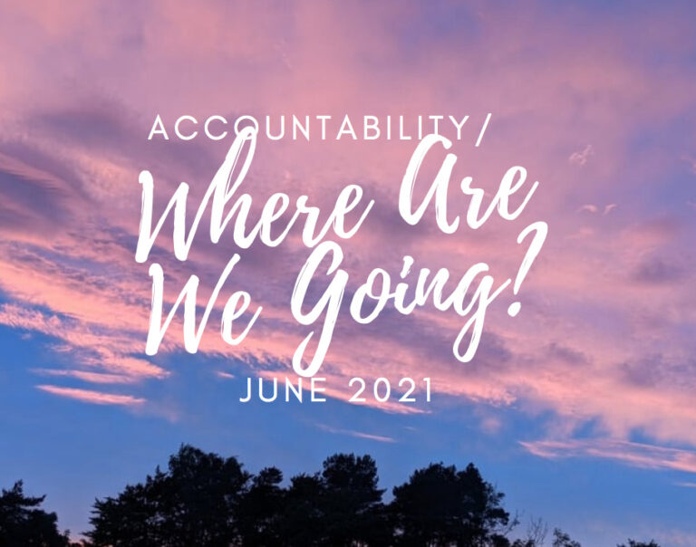 Accountability/Where Are We Going?: June 2021