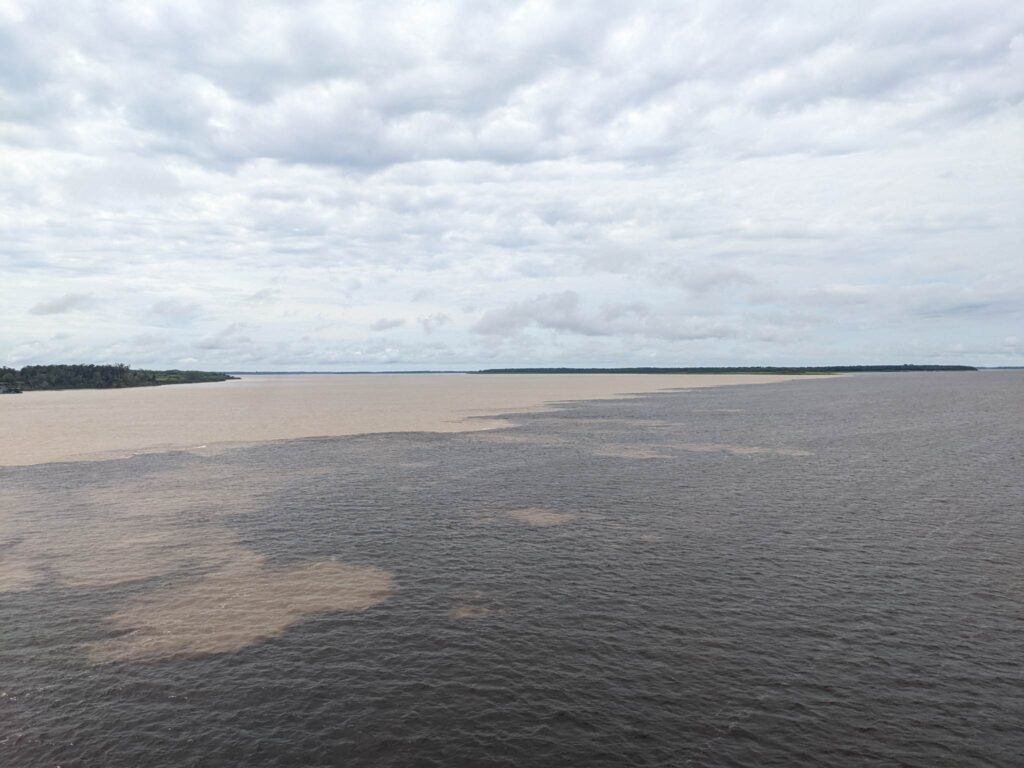Meeting of the Waters where the Amazon River meets the River Negro