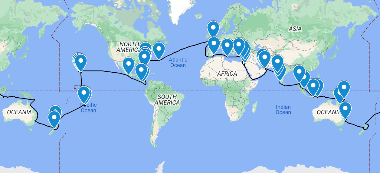 World Cruises 2024 Life Of Iris   Fred. Olsen World Cruise 2024 