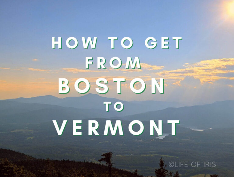 How to get from Boston to Vermont