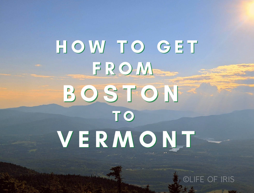 How to get from Boston to Vermont