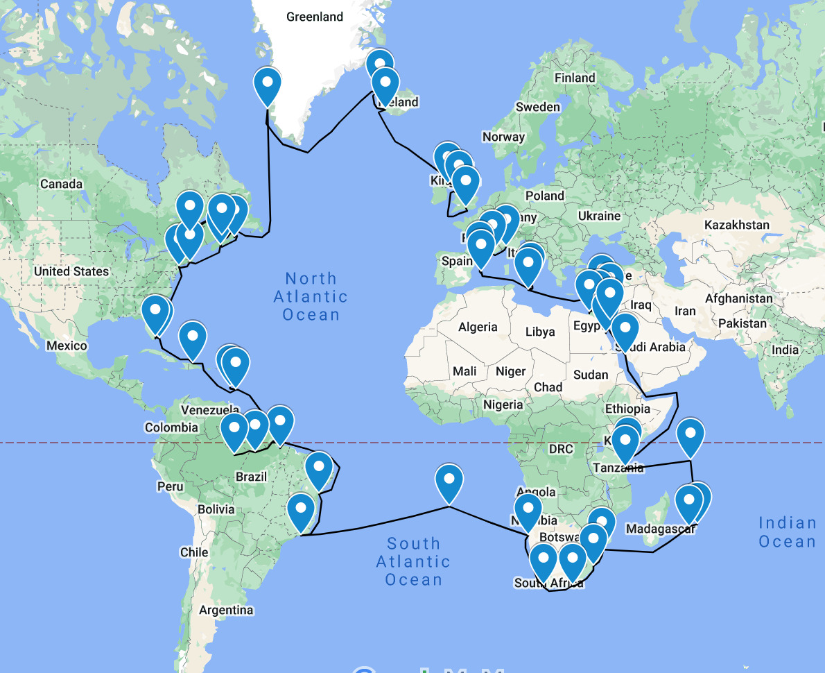 World Cruises 2024 Life Of Iris   MSC World Cruise 2024 