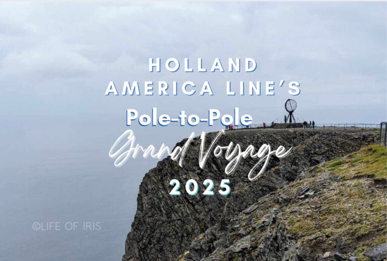 Holland America Line’s Pole-to-Pole Grand Voyage 2025