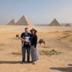 Family Cruising with Baby visiting the Pyramids