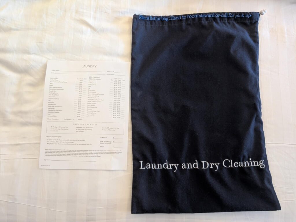 Holland America Laundry Bag and price list